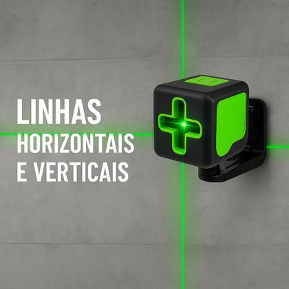 Imagem de Nível A Laser Verde 2 Linhas Profissional Versão 2025