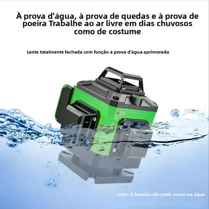 Imagem de Nível a Laser Verde 360 graus Ferramenta De Nivelamento Automático 8/12 Linhas Para Construção DIY