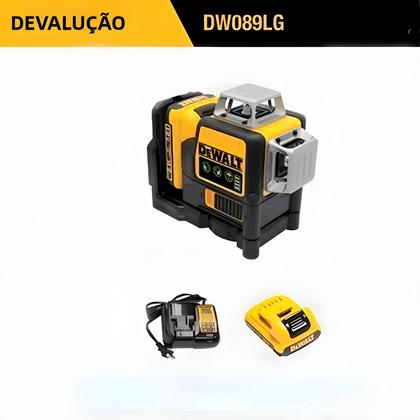 Imagem de Nível a Laser Verde Dewalt DW089L 360 Graus Vertical Horizontal 12 Linhas Ferramentas Exteriores