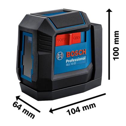 Imagem de Nível a Laser Vermelho 12m GLL 12-22 Suporte Giratório BOSCH