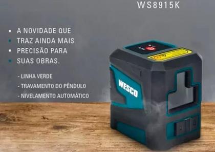 Imagem de Nível a laser Wesco WS8915K + Bolsa e Suporte magnético