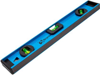 Imagem de Nível De Alumínio Reforçado Com Base Magnética Três Bolhas Profissional 20 Polegadas Bramix