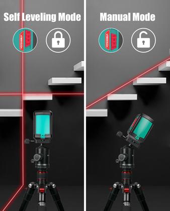 Imagem de Nível de laser HYCHIKA 15m Cross Line com módulos duplos IP54