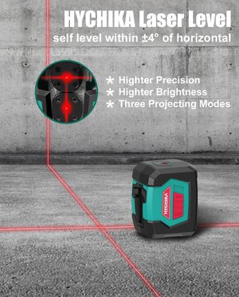 Imagem de Nível de laser HYCHIKA 15m Cross Line com módulos duplos IP54