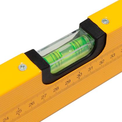 Imagem de Nível De Mão Alumínio Com Base Magnética 3 Bolhas 24 Pol