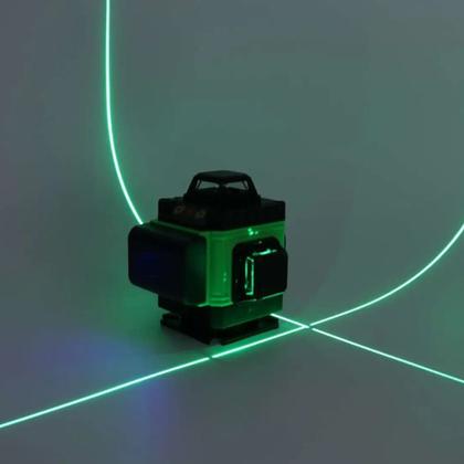 Imagem de Nivel Laser 12 Linhas Verde 2 Baterias + Acessórios e Maleta
