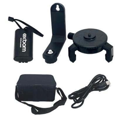 Imagem de Nivel Laser 3D Autonivelante 2 Linhas Cruz Com 2 Baterias