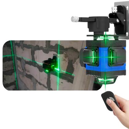 Imagem de Nível Laser 4D Recarregável 16 Linhas com Controle Remoto Alta Precisão e Resistência IP54