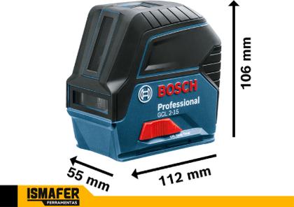 Imagem de Nivel Laser Combinado De Linhas 15 Metros Com Pontos Bosch Gcl 2-15 Com Case