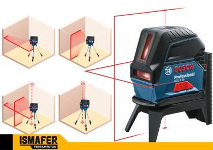 Imagem de Nivel Laser Combinado De Linhas 15 Metros Com Pontos Bosch Gcl 2-15 Com Case