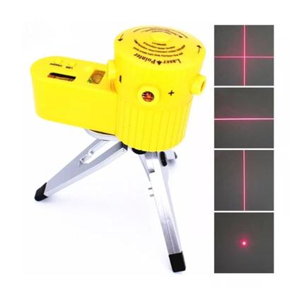 Imagem de Nível Laser Giratório 360º Com Tripé Nivelador Multifuncional Profissional Piso Teto 5 Modos