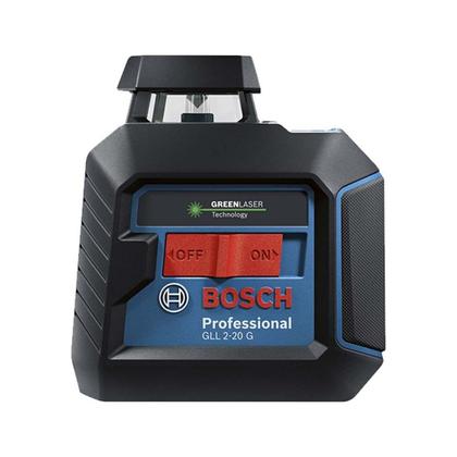 Imagem de Nível Laser Profissional Bosch GLL 2-20 G Linhas Verdes 10m 0 601 065 000