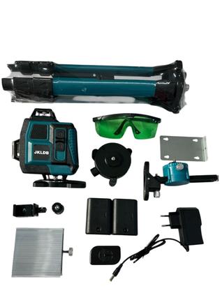 Imagem de Nível Laser Verde 4d 16 Linhas Automático 2 Bateria Com Tripé e Maleta