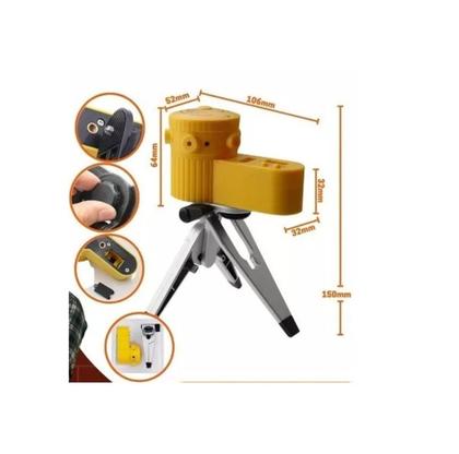 Imagem de Nível Multifuncional Amarelo Laser Vertical Horizontal Tripé - BMAX