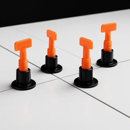 Imagem de Nivelador de Piso e Azulejos Reutilizável Com Chave - 100 Unidades