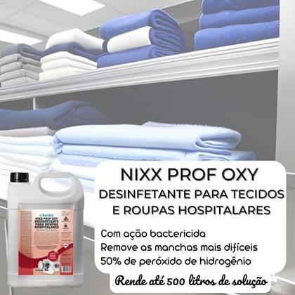 Imagem de Nixx prof oxy desinfetante para tecidos e roupas hospitalares 5l