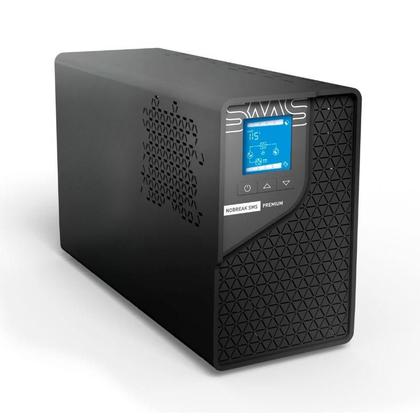 Imagem de No-Break 1500VA SMS Premium - Entrada e Saída Bivolt - Senoidal - 8 Tomadas - Preto - 29501