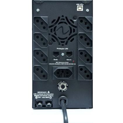 Imagem de Nobreak Gamer Ragtech One Up Nitro 2000VA (1400W), Senoidal, RGB, bivolt - 4590