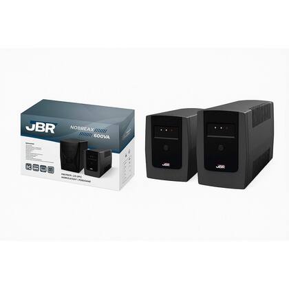 Imagem de Nobreak JBR Guard, 600 VA, Mono, 220-220v, Preto - GUARD600M2