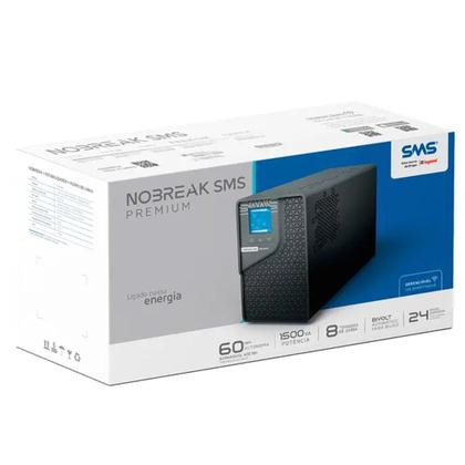 Imagem de Nobreak SMS Premium 1500VA BI 8 Tomadas com Estabilizador Interno 0029501