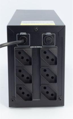 Imagem de Nobreak Speed 650VA Mono 220V com 6 Tomadas para Modem, Roteador, Games e CFTV
