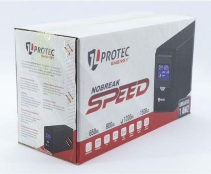 Imagem de Nobreak Speed 650VA Mono 220V com 6 Tomadas para Modem, Roteador, Games e CFTV