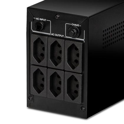 Imagem de Nobreak UPS Get 800VA AUT/115V 6 tomadas Autonomia 30 min
