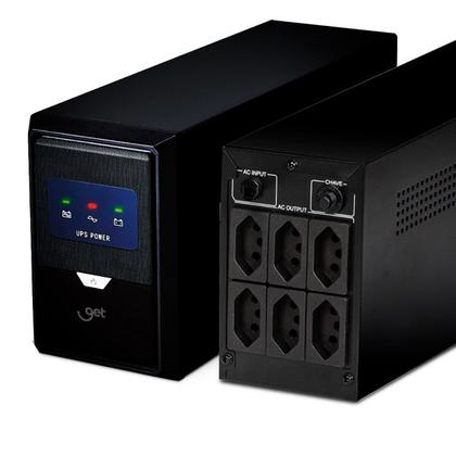 Imagem de Nobreak UPS Get 800VA AUT/115V 6 tomadas Autonomia 30 min