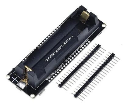 Imagem de NodeMCU ESP32 WiFi e Bluetooth com Suporte para Bateria 18650 e Gerenciador de Carga