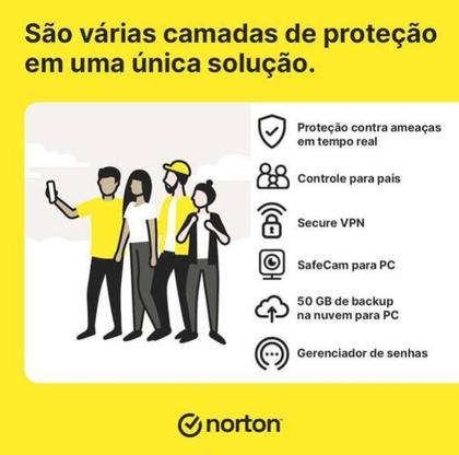 Imagem de Norton Antivírus 360 Deluxe 5 dispositivos - 12 meses