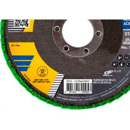 Imagem de Norton Disco Flap  Stand 4.1/2X120 - Kit C/10 Un