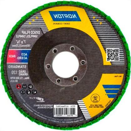 Imagem de Norton Disco Flap  Stand 4.1/2X120 - Kit C/10 Un