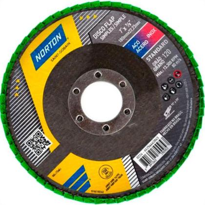 Imagem de Norton Disco Flap  Stand 4.1/2X120 - Kit C/10 Un