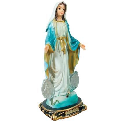 Imagem de Nossa Senhora das Graças Medalha Milagrosa 20cm