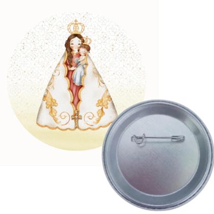 Imagem de Nossa Senhora de Nazaré 10 kits de botton com oração