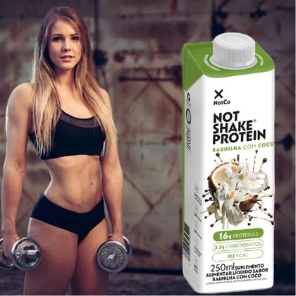 NOT SHAKE Protein Baunilha c/ Coco 250ml - NotCo - Bebida Proteica