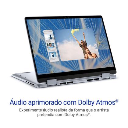 Imagem de Notebook 2 em 1 Dell Inspiron 2IN1-I150U-M50 14" FHD+ Touch Intel Core 7 150U 16GB 1TB SSD Windows 11 Prata Gelo