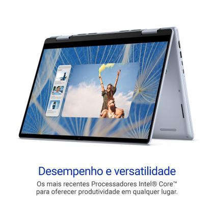 Imagem de Notebook 2 em 1 Dell Inspiron 2IN1-I150U-M50 14" FHD+ Touch Intel Core 7 150U 16GB 1TB SSD Windows 11 Prata Gelo