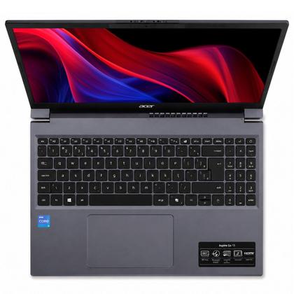 Imagem de Notebook Acer 15, Intel Core i3, 8GB, 256GB SSD NVMe, Tela 15,6" HD, Windows 11 Home - NX.JH1AL.003