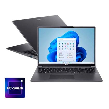 Imagem de Notebook Acer Aspire 16 A16-71M-51UQ Intel Core Ultra 5, 16GB RAM, 1TB SSD, 16" WUXGA Led, IPS, 60Hz, Windows 11 - NX.JQLAL.002