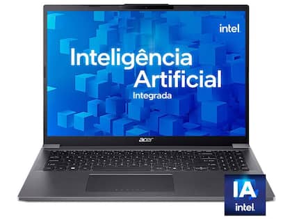 Notebook Acer Aspire 16 A16-71M-55H0 Intel Core Ultra 5 com IA Integrada 115U 16GB RAM 512GB SSD 16"...