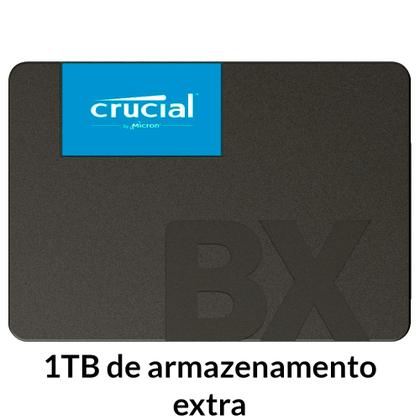 Imagem de Notebook Acer Aspire 5 A515-45-R36L AMD Ryzen 7-5700U RAM 16GB NVMe 512GB + SSD 1TB, Tela 15.6" FHD IPS, Prata - Linux