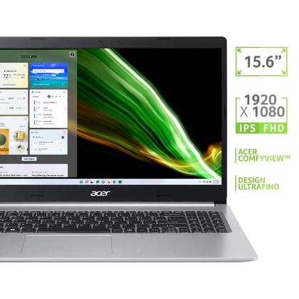 Imagem de Notebook Acer Aspire 5 A515-45-R74D AMD Ryzen 7 5700U 8GB RAM 512GB SSD AMD Radeon Graphics 15.6" Linux + UBOOK - Kit Livros Digitais Geek
