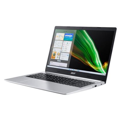 Imagem de Notebook Acer Aspire 5 AMD Ryzen7-5700U, 16GB RAM, SSD 512GB, 15.6" FHD IPS, AMD Radeon, Linux, Prata - A515-45-R74N