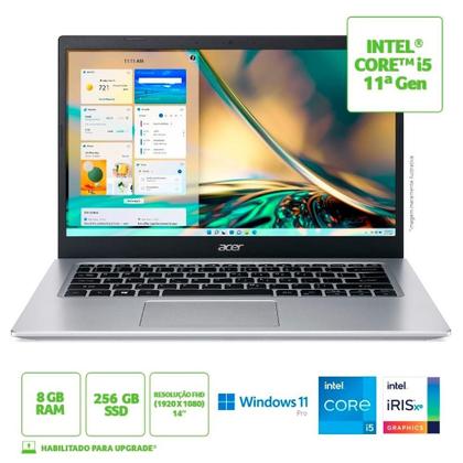 Notebook Acer Aspire 5 Intel Core i5-1135G7, 8GB RAM, SSD 256GB