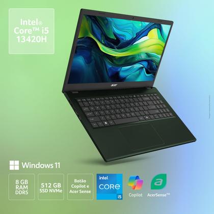 Imagem de Notebook Acer Aspire GO 15 AG15-71P-58MD Intel Core i5-13420H de 13G Windows 11 Home 512GB SSD 8GB RAM