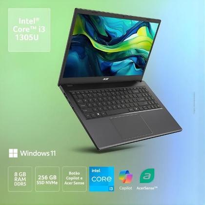 Imagem de Notebook Acer Aspire Go Core I3 8gb Ram Ddr5 Ssd 256gb Ips