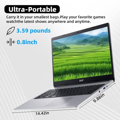Imagem de Notebook Acer Chromebook 315 2024 15.6" Intel Celeron 4 GB/64 GB