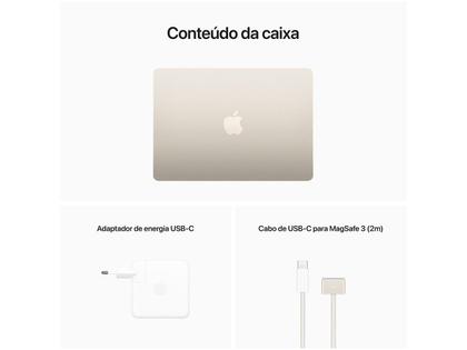 Notebook Apple Macbook Air 13,6” M2 8GB RAM 256GB SSD Estela