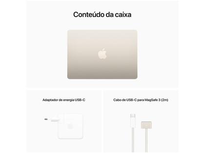 Notebook Apple Macbook Air 13,6” M2 8GB RAM 256GB SSD Estelar